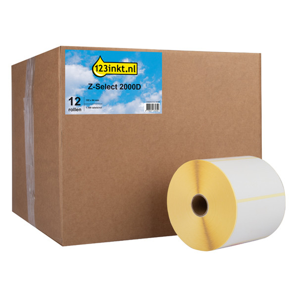 Honeywell label (800264-255) 102mm x 64mm (12 rolls) (123ink version)  126057 - 1