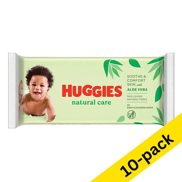 Huggies Natural Care - Aloe vera wipes (10 x 56-pack)  SHU00039 - 1