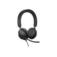 Jabra Evolve2 40 black USB-connected MS stereo headset 24089-999-999 361338