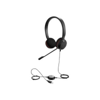 Jabra Evolve 20 black USB-connected MS stereo headset 4999-823-109 361322