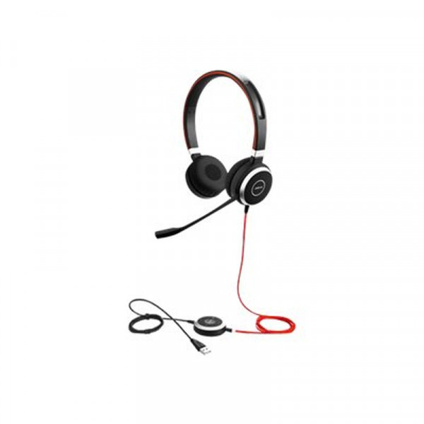 Jabra Evolve 40 black USB-connected MS stereo headset 6399-823-109 361327 - 1