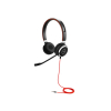 Jabra Evolve 40 black stereo headset