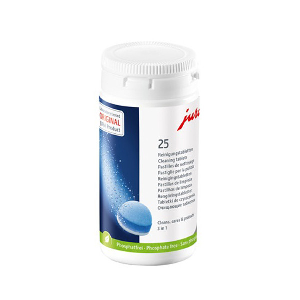 Jura 3-in-1 Cleaning Tablets 25045 (25-pack) 25045 SJU00018 - 1