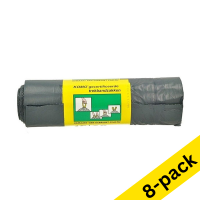 KOMO black garbage bags, 60 litres (8 x 15-pack)