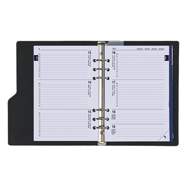 Kalpa Compact black A5 organiser 1016-01 406192 - 2