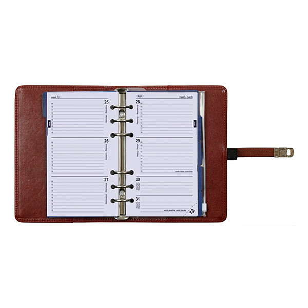 Kalpa Personal hazelnut brown organiser 1111-02 406195 - 2