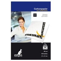 Kangaro A4 black carbon paper | Kangaro 100 sheets K-7800492 205460