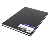 Kangaro A4 black lined notebook, (10 x 80-pack)