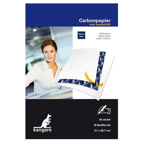 Kangaro A4 blue carbon paper | Kangaro 10 sheets K-7900086 205461 - 1