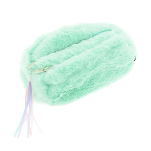 Kangaro Bonjour Babe mint fur pencil case K-PM920032 056710 - 1