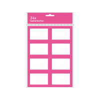 Kangaro fuschia book labels (24-pack) K-58131 206784