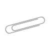 Kangaro paper clips round, 75mm (100-pack) K-10075 206787 - 1