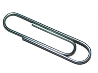 Kangaro round paperclips, 50mm (100-pack) K-10050 205501