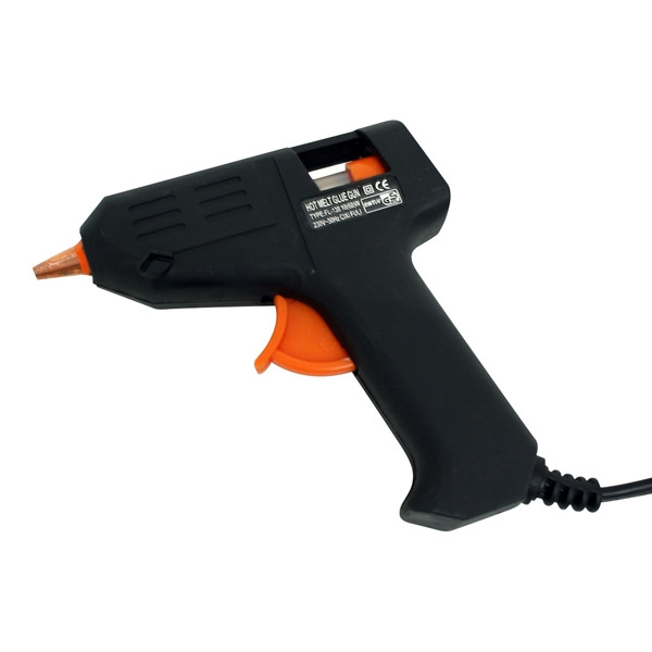 Kinzo electric black glue gun including 2 glue sticks  400707 - 1