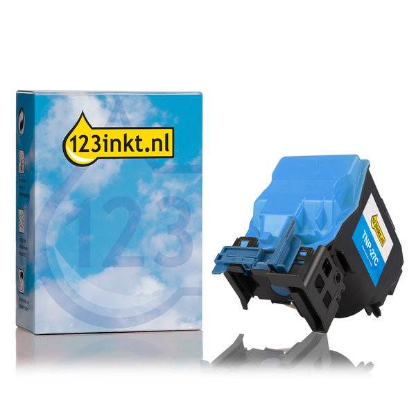 Konica Minolta TNP-27C (A0X5453) cyan toner (123ink version) A0X5453C 072501 - 1