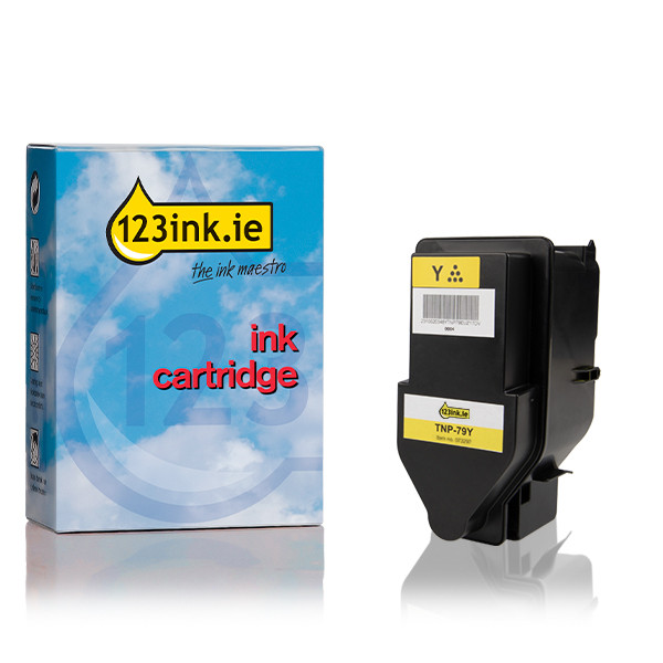 Konica Minolta TNP-79Y (AAJW250) yellow toner (123ink version) AAJW250C 073297 - 1