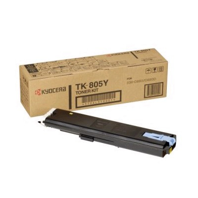 Kyocera Mita TK-805Y yellow toner (original Kyocera Mita) 370AL310 079222 - 1