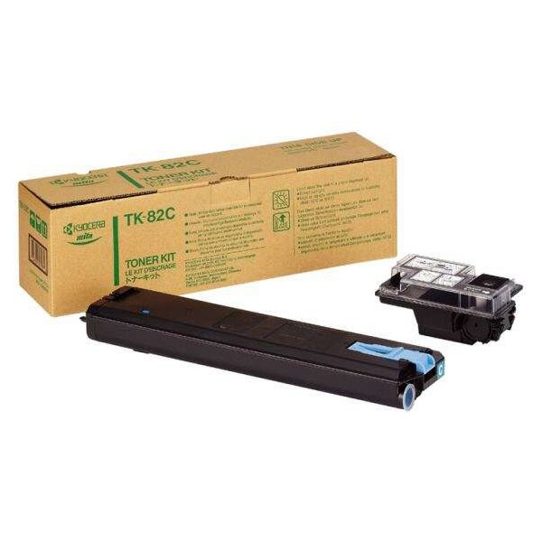 Kyocera Mita TK-82C cyan toner (original Kyocera Mita) 370095KL 079210 - 1