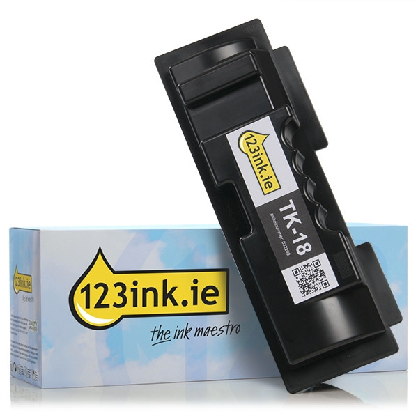 Kyocera TK-18 black toner (123ink version) 1T02FM0EU0C 370QB0KXC 032290 - 1