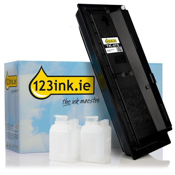 Kyocera TK-475 black toner (123ink version) 1T02K30NL0C 079337 - 1