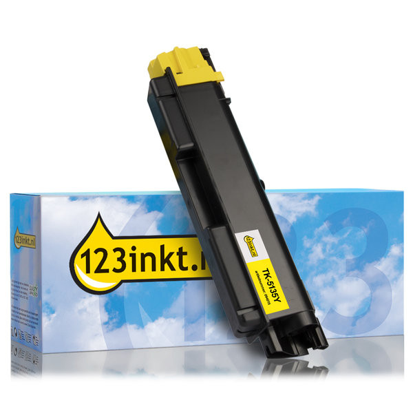 Kyocera TK-5135Y yellow toner (123ink version) 1T02PAANL0C 094015 - 1