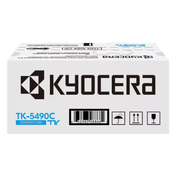 Kyocera TK-5490C high capacity cyan toner (original Kyocera) 1T0C22CNL1 095116 - 1