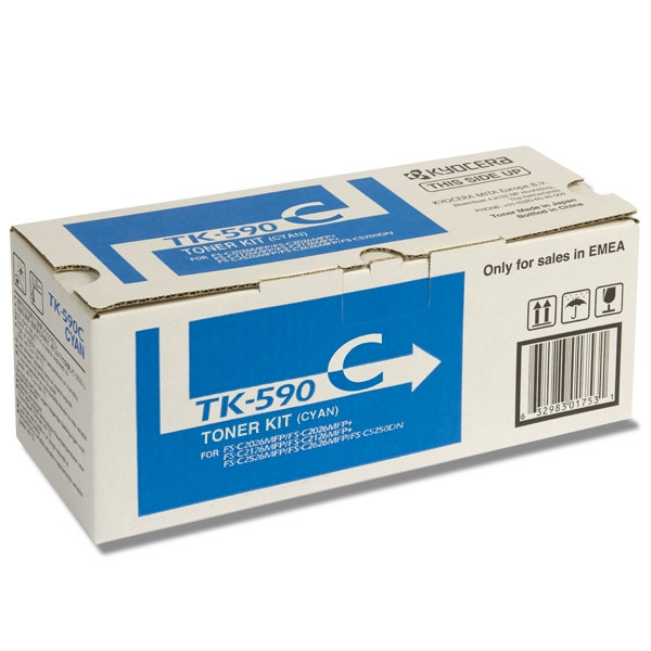 Kyocera TK-590C cyan toner (original Kyocera) 1T02KVCNL0 079312 - 1