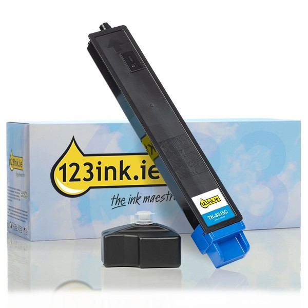 Kyocera TK-8315C cyan toner (123ink version) 1T02MVCNL0C 079399 - 1