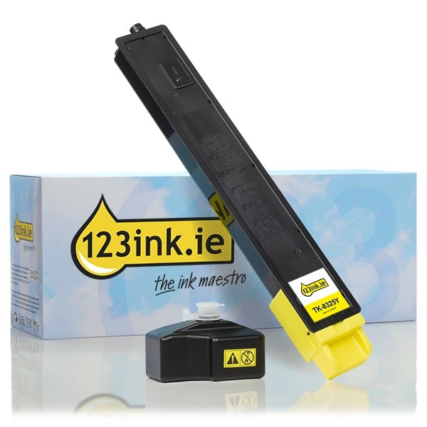 Kyocera TK-8325Y yellow toner (123ink version) 1T02NPANL0C 094097 - 1