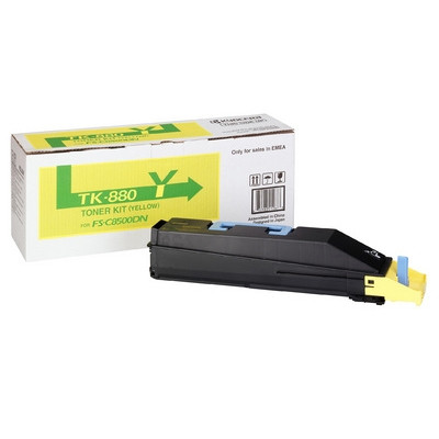 Kyocera TK-880Y yellow toner (original Kyocera) 1T02KAANL0 079300 - 1