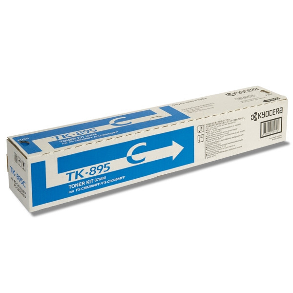 Kyocera TK-895C cyan toner (original Kyocera) 1T02K0CNL0 079340 - 1