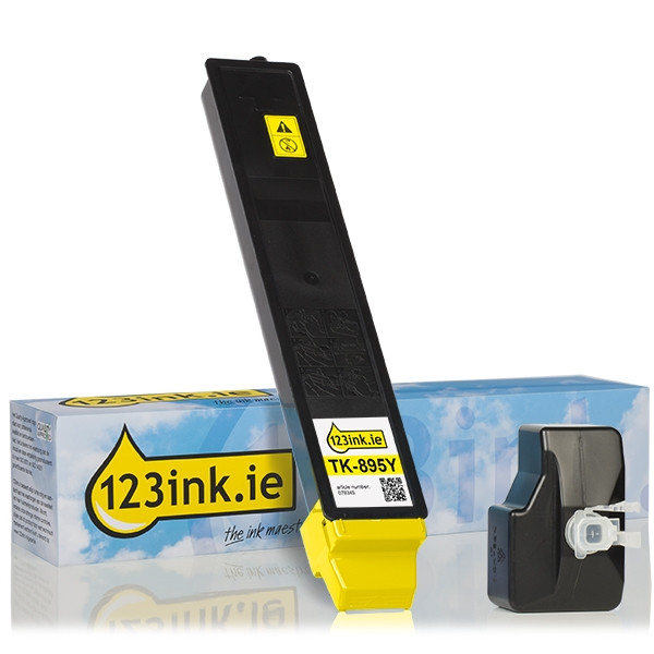 Kyocera TK-895Y yellow toner (123ink version) 1T02K0ANL0C 079345 - 1