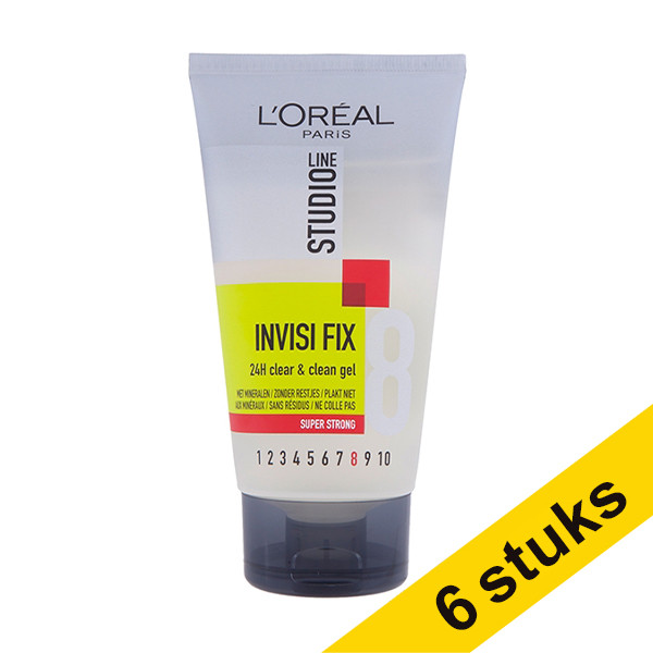 L'Oreal Studio Line Invisi Fix hair gel, 150ml (6-pack)  SLO00199 - 1