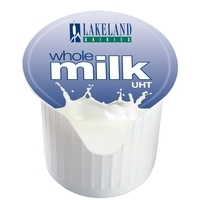 Lakeland UHT full fat milk pots (120-pack)  246058