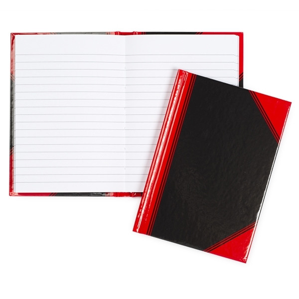 Landré red/black A6 lined notebook, 96 sheets 100302825 400616 - 1