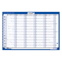 Legamaster 2025 horizontal annual planner, 60cm x 90cm 7-420222-25 261984