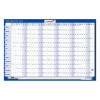 Legamaster 2025 horizontal annual planner, 60cm x 90cm