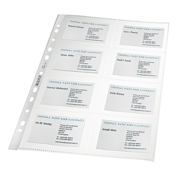 Leitz A4 Premium plastic pocket for business cards (10-pack) 47583003 211839 - 1