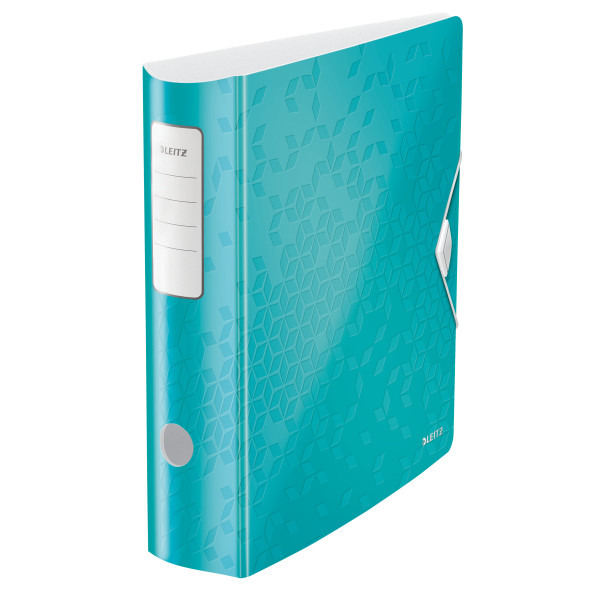 Leitz A4 file binder | Leitz 1106 Active WOW | metallic ice blue 75mm 11060051 211848 - 1