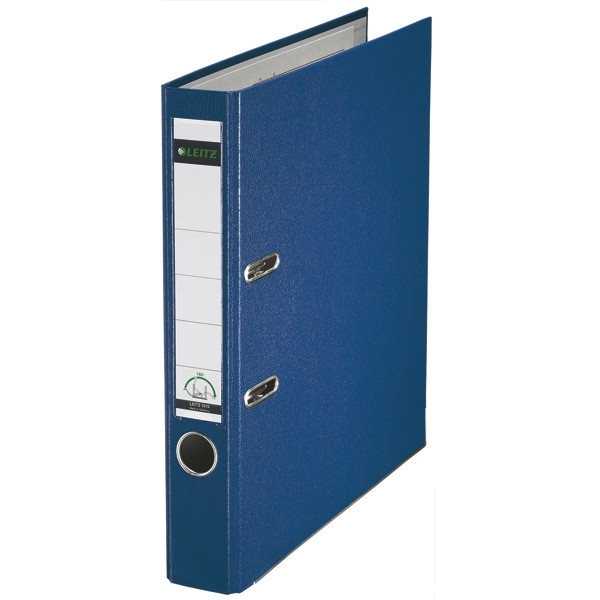 Leitz A4 lever arch file | Leitz 1015 plastic | blue 50mm 10155035 202934 - 1