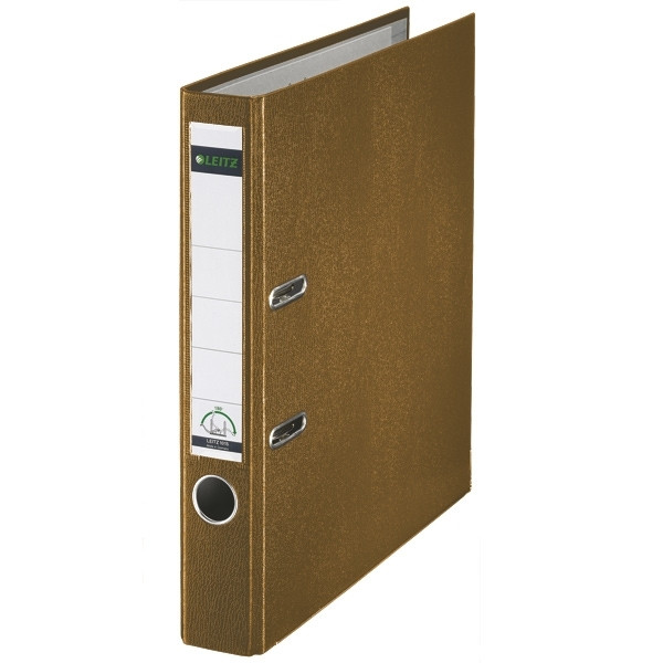 Leitz A4 lever arch file | Leitz 1015 plastic | brown 50mm 10155075 202940 - 1