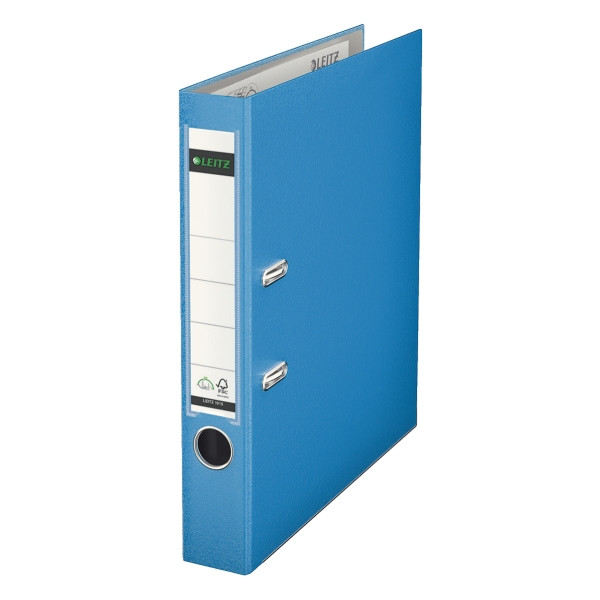 Leitz A4 lever arch file | Leitz 1015 plastic | light blue 50mm 10155030 211820 - 1