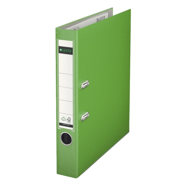 Leitz A4 lever arch file | Leitz 1015 plastic | light green 50mm 10155050 211821 - 1