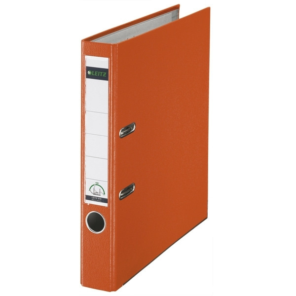 Leitz A4 lever arch file | Leitz 1015 plastic | orange 50mm 10155045 202936 - 1