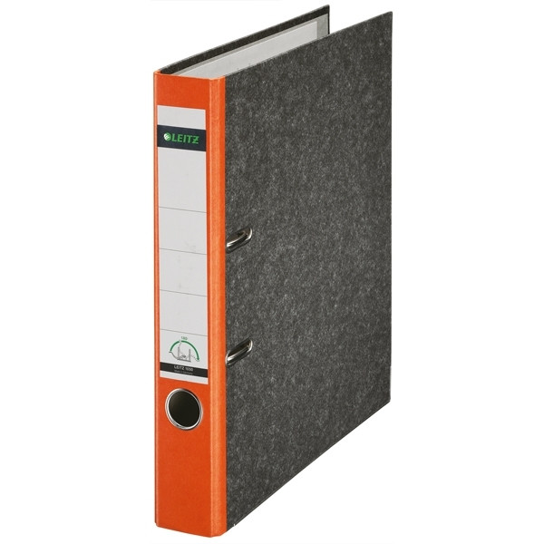 Leitz A4 lever arch file | Leitz 1050 cardboard | orange 50mm 10505045 211458 - 1