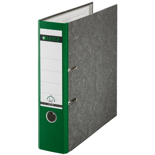 Leitz A4 lever arch file | Leitz 1080 cardboard | green 80mm 10805055 211224 - 1