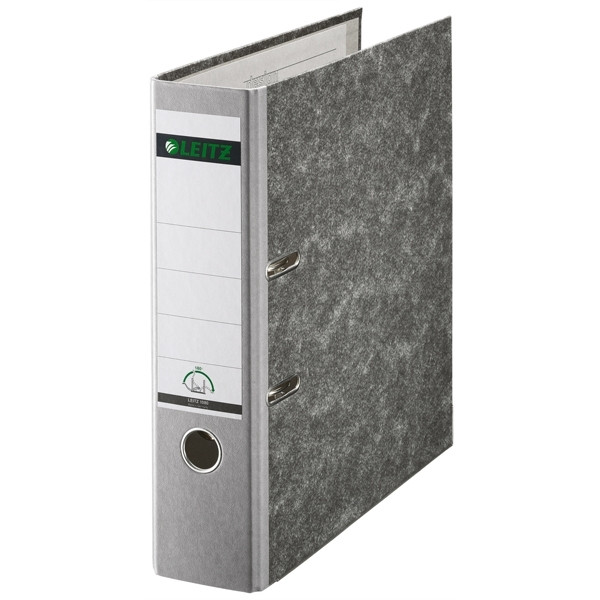 Leitz A4 lever arch file | Leitz 1080 cardboard | grey 80mm 10805085 211468 - 1