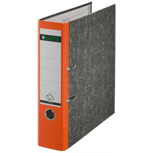 Leitz A4 lever arch file | Leitz 1080 cardboard | orange 80mm 10805045 211466 - 1