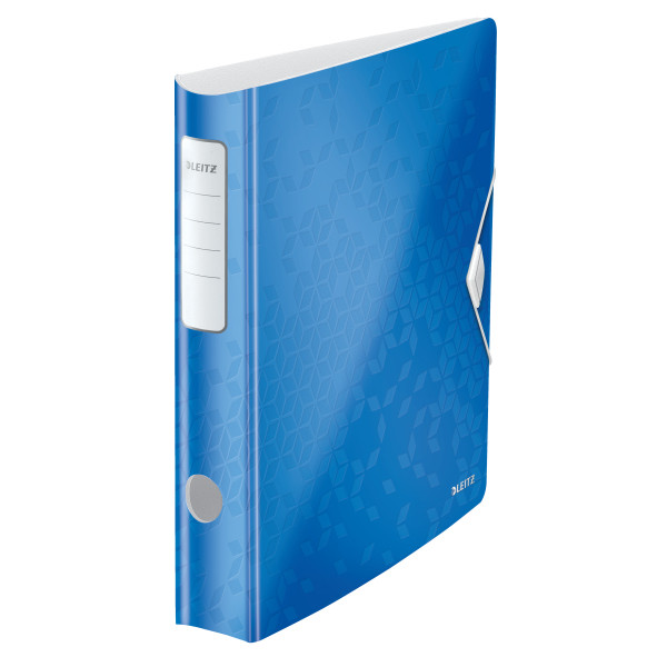 Leitz A4 lever arch file | Leitz 1107 Active WOW | metallic blue 50mm 11070036 211716 - 1