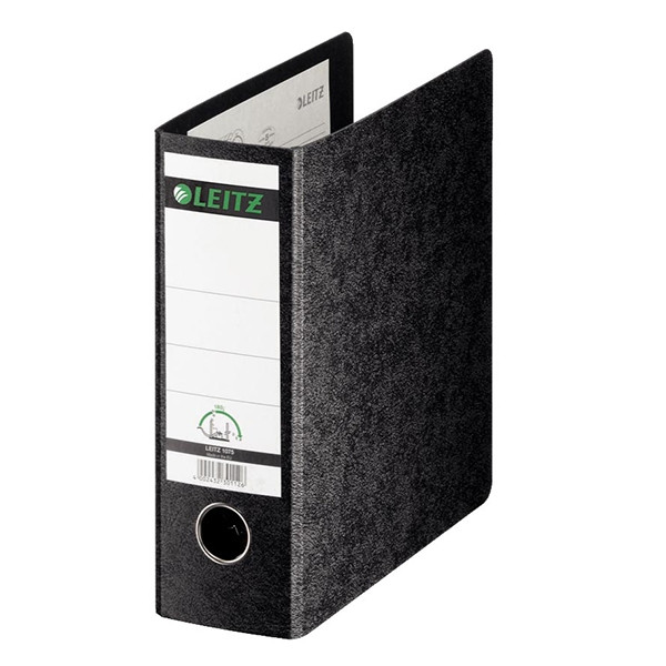 Leitz A5 lever arch file (portrait) | Leitz 1075 cardboard | black 77mm 10750000 211823 - 1